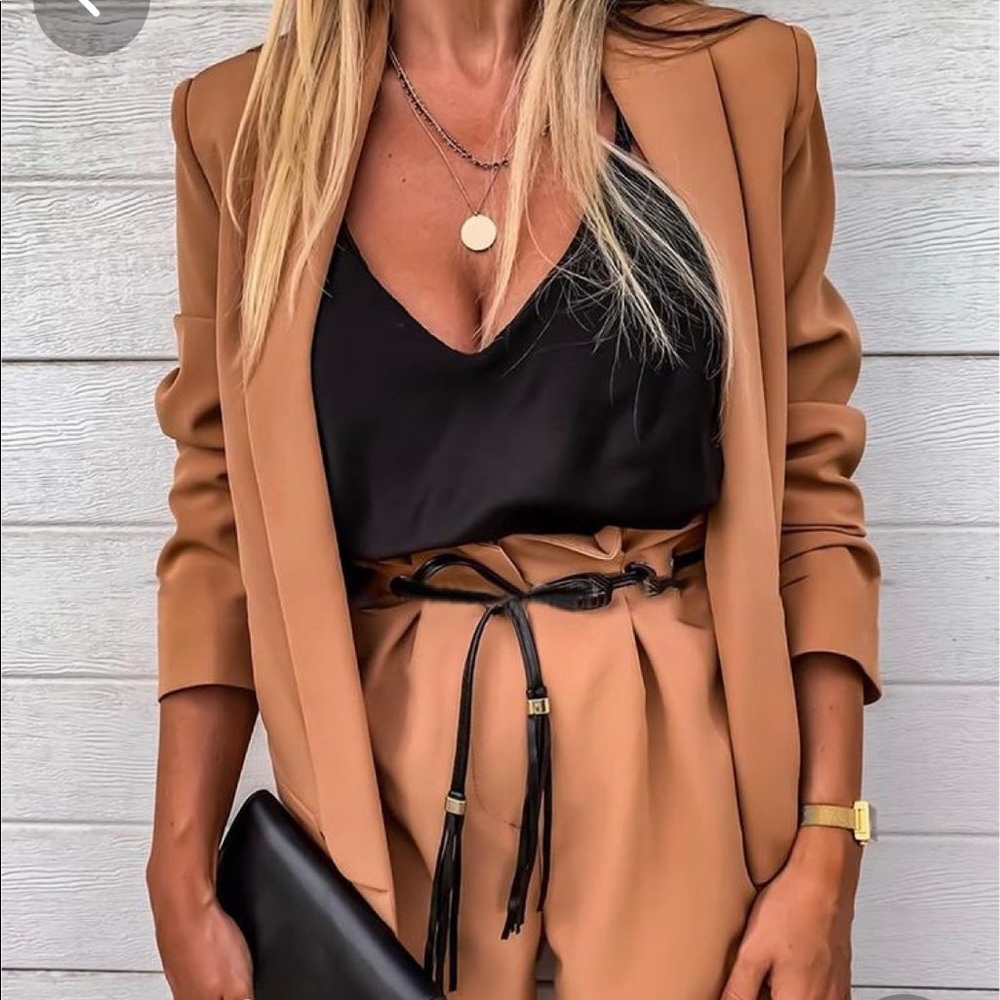 Brown blazer